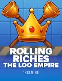 rolling riches the loo empire slot logo